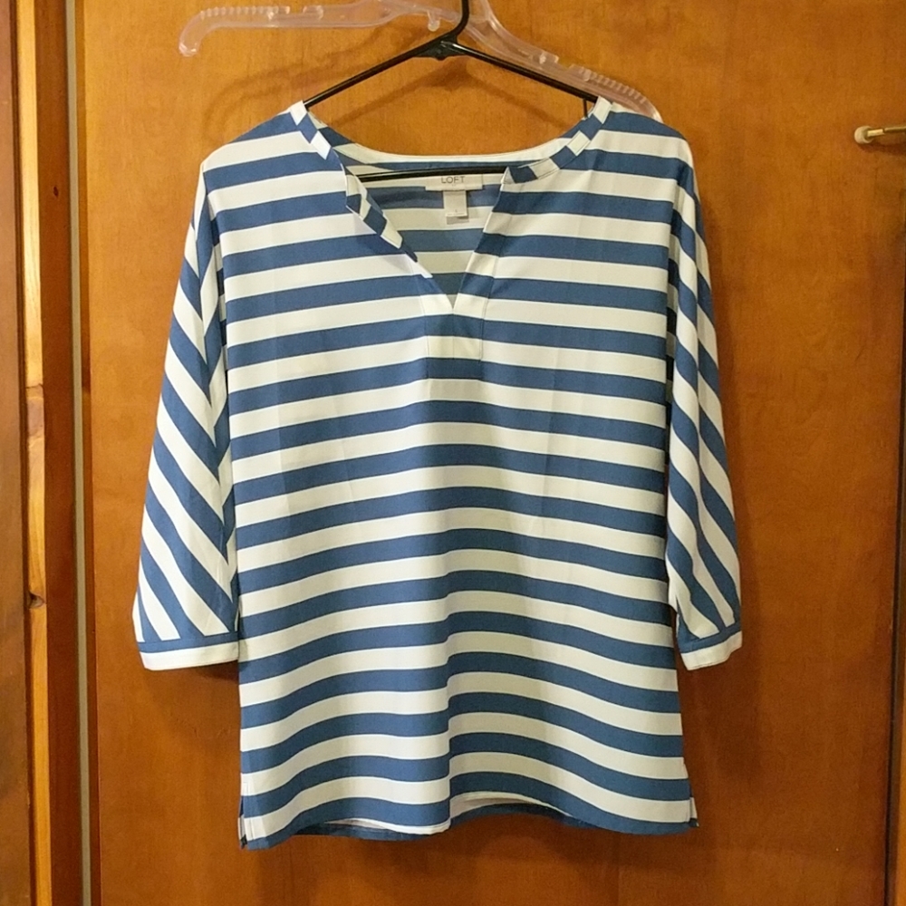 Loft brand Striped Top